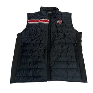 Ohio State Men's Black Puffer Vest